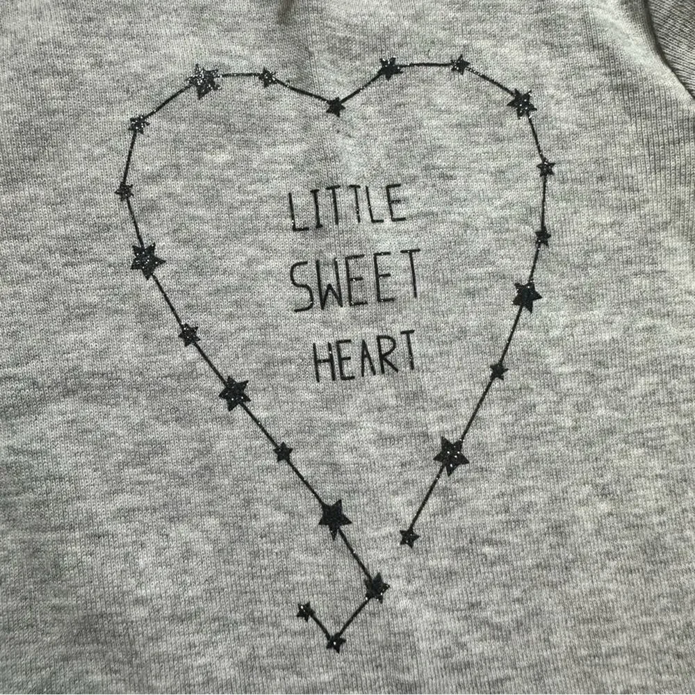NWT! Carter's Gray Navy Baby Outfit, Valentine’s Day, Sweetheart, Lace, 3m